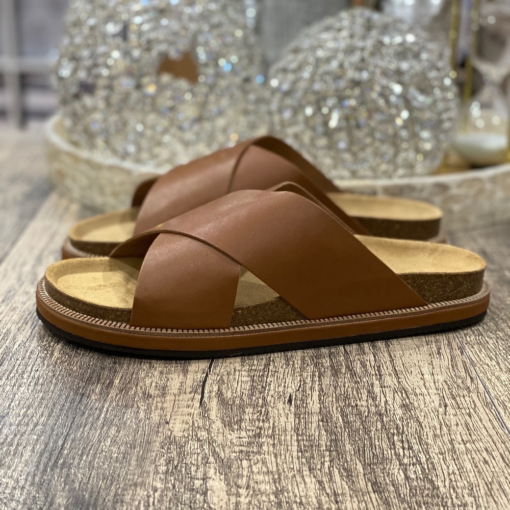 🆕 Free People Sidelines Flat Footbed Sandal - Picture 3 of 12